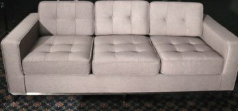 Gus Modern Gray Tufted Sofa, Great For Any Space!