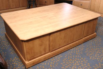 Large Custom Coffee Table With Storage