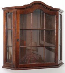 Vintage Wood Wall Cabinet/Shelf