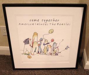 Framed Poster Of Come Together America Salutes The Beatles.
