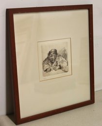 Arie. Lamdan Signed Lithograph 14/50 In The Style Of Renoir
