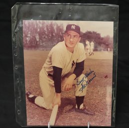 Yankees Irv Noreen Personalized Photo With Autograph
