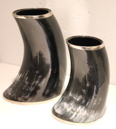 Handmade Horn Vases/tumblers Home Decor By Lazy Susan