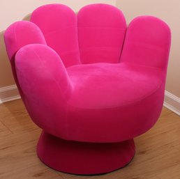 Fun Pink Cozy Hand Chair