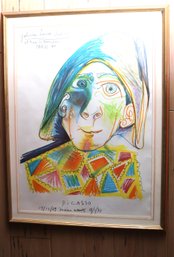 Vintage Framed Picasso Poster 15/12/69