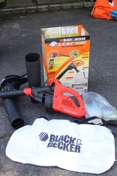 Black & Decker Leaf Hog High Performance Leaf Blower/vacuum. Includes Owner Manual, And Many Attachments