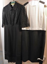 Catherine Malandrino Peekaboo Lace And Tory Burch B/W Dress Size XS