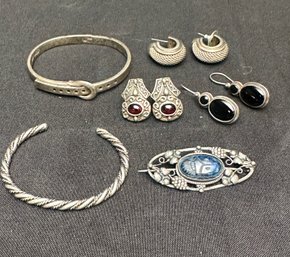 Sterling Silver Vintage Mixed Jewelry Lot