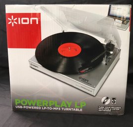 Ion Power Play LP To MP3 Turntable In Original Box