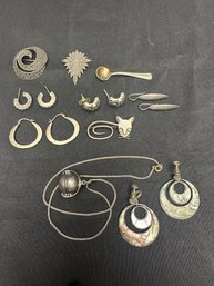 Sterling Silver Mixed Jewelry Lot