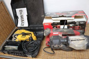 DeWalt Jig Saw DW 321-K And Skip Belt Sander As Pictured