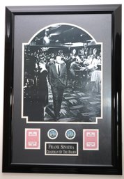 Frank Sinatra Chairman Of The Board Framed Poster From The Movie Ocean's Eleven