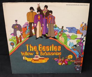 The Beatles Yellow Submarine Vintage Record Album.
