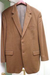 Joseph And Lyman Size 44R Brown Cashmere Suit Jacket