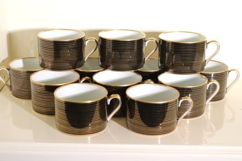 Vintage Fitz And Floyd Rondelle 12-piece Mug Set