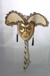 Get Ready For Mardi Gras With This Gorgeous Original Venetian Mask Handcrafted In Italy