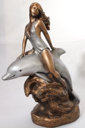 Dolphin Sculpture By Heath