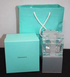 Tiffany Crystal Trinket Gift Box, Like New With Box