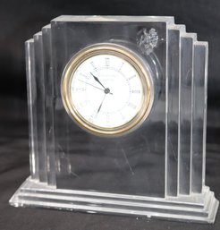 Waterford Crystal Desk Clock & Waterford Crystal Vase