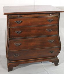 Miniature Mahogany Chest With Leather Pull Out Shelf