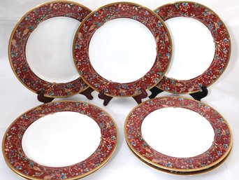 Christian Dior Tapisserie Plate Set Includes 8 Pieces 12 Inch