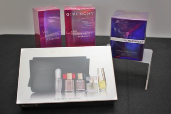 Womens Perfume, Estee Lauder Purse Spray Collection Travel, Paco Rabanne Ultraviolet And Givenchy
