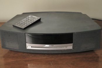 Pre- Owned Bose Wave Music System Model A WRCC-1 With Remote, Powers On.