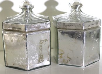Mercury Glass Box Decor From The Country House
