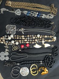 Collection Of Fashion Necklaces Including Assorted Pieces Ranging In Size