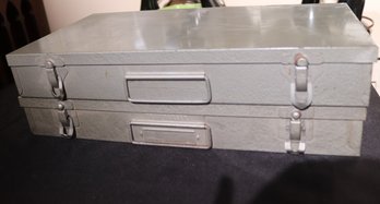 Includes A Brumberger Metal Slide Case And Similar Case Not Marked