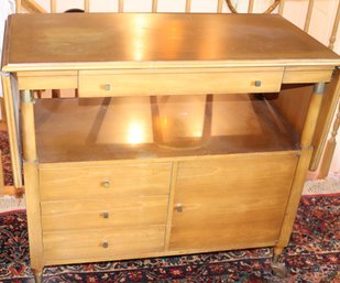 Vintage John Widdicombe Mcm Style Bar Cart