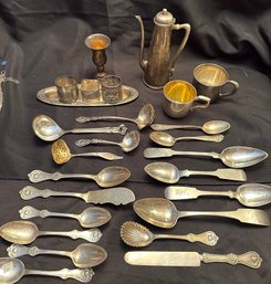 Lot Of Assorted, Sterling Pieces.