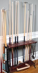 Pool Cues With Stand Includes The Simpsons 2003 Fox