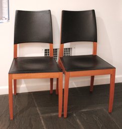 2 Modern Italian Style Dining Chairs