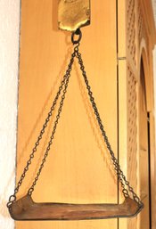 Antique Hanging, Brass Scale By Landera