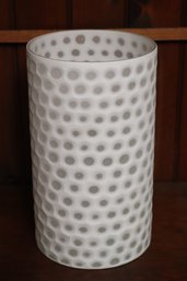 Large Glass Cylinder Great For Wastebasket Or Decorative