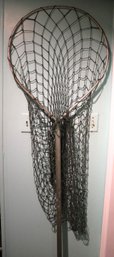 Large Vintage Fishing Net 72 Inches Tall