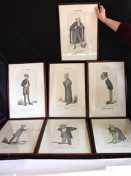 The Lawyers By L.d. Art Co. 1985 - 7 Vintage Prints Originally Published By Vanity Fair With COA