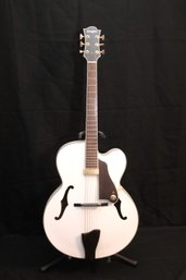 Douglas 6 Steel String Hollow Maple Body, Spruce Top Guitar Model Number WNO 640 W, Great Jazz Sound!