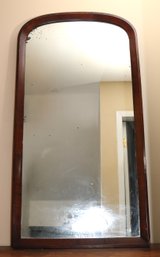 Vintage Wall Mirror With A Solid Wood Frame