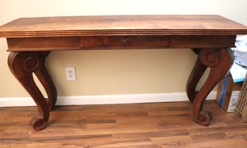Rustic Farm Style Wood Console Table Made With Quality Craftsmanship