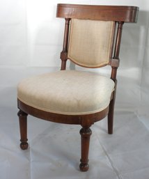 Unique Small French Side / Slipper Chair With Compartment On Top