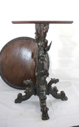 Fantastic Carved Victorian Side Table With Griffins And Birds