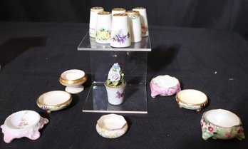 Miniature Include Belleek Austria, Lenox, T And V Limoge Emily Phelps Haines, Tuscan Fine China, Du Barry Rose