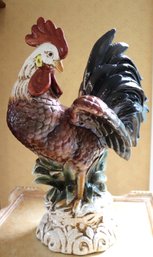 Large Italian Ceramic Rooster