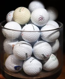 Collection Of Golf Balls From Assorted Courses