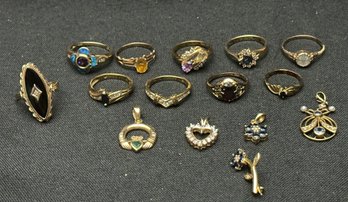 14K YG Mixed Jewelry Lot