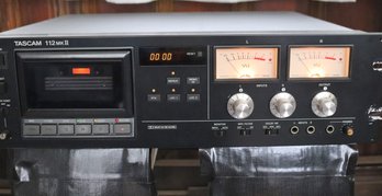 19. Tascam 112 MK II Mountable Single-well Studio Grade Cassette Player/recorder