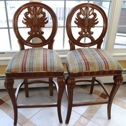 Set Of 2 Pub Style Counter Stools Need To Be Refinished