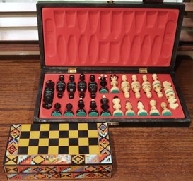 Includes 2 Portable Chess Game Sets